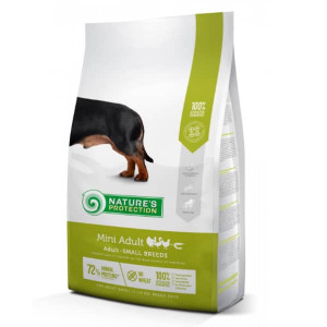 NATURE`S PROTECTION DOG MINI sausā barība suņiem Mājputni 7.5kg
